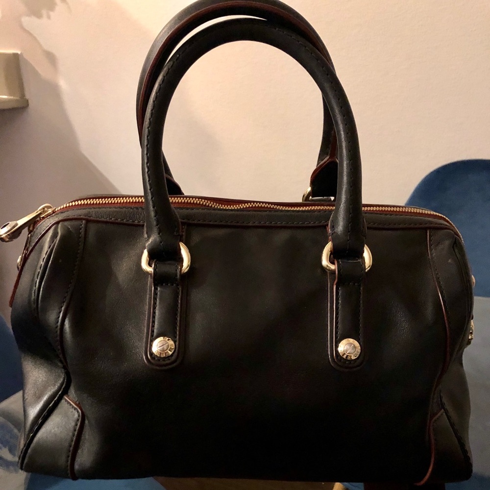 Henri Bendel Black Leather Purse